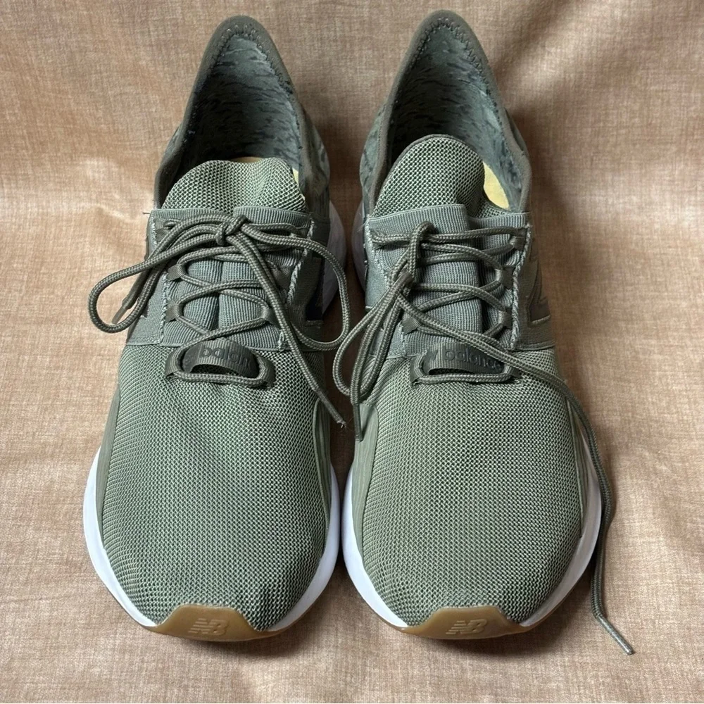 New Balance Fresh Foam Roav V1 Mens Sneaker Olive Green Slip On Shoes